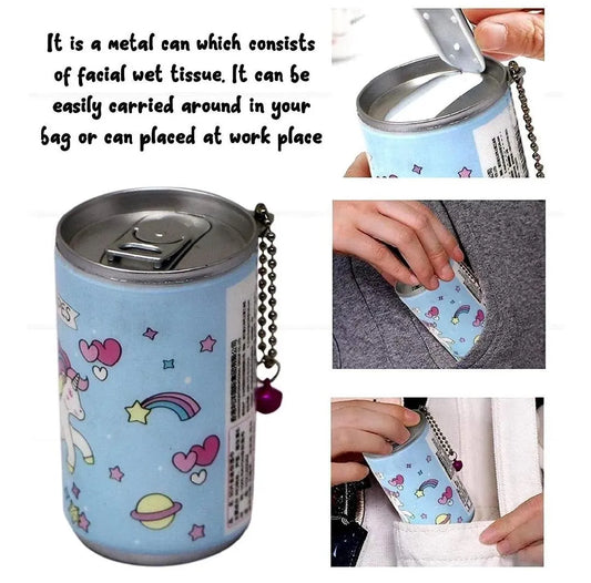 Cute Cartoon Tissue Can Set for Kids