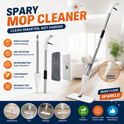 Easy Floor Cleaning Spray Mop for Home