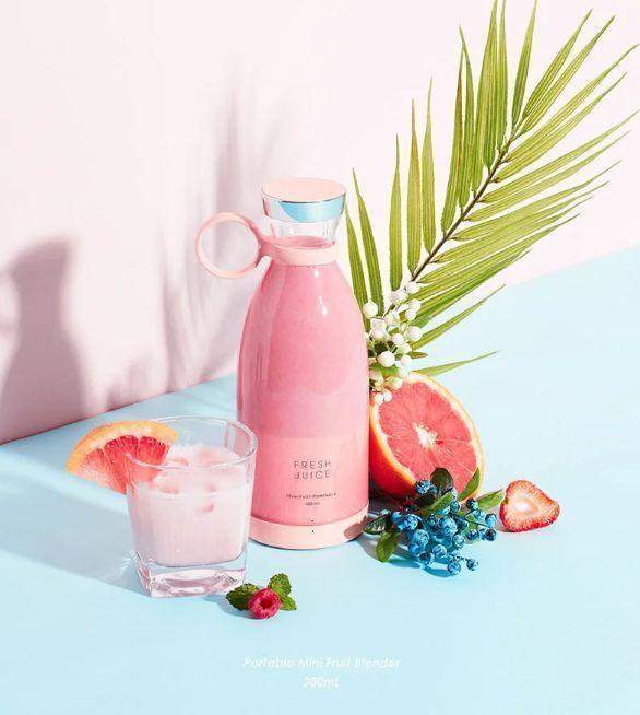 Portable Electric Juicer Blender | USB Rechargeable Fruit Smoothie Maker
