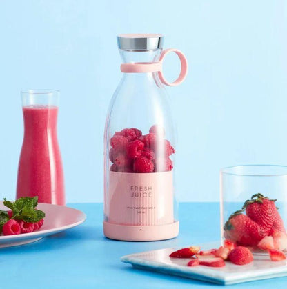Portable Electric Juicer Blender | USB Rechargeable Fruit Smoothie Maker