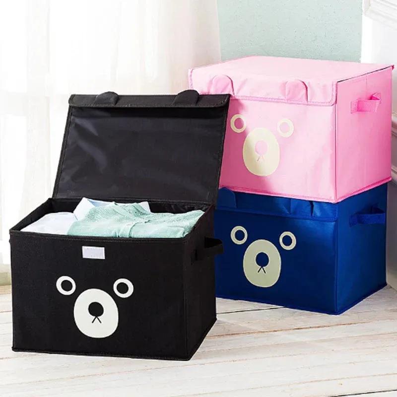 Keep Your Home Clutter-Free with the Cute Panda Foldable Storage Bag!