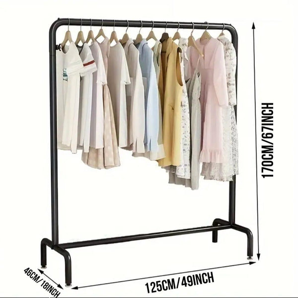 Stylish Iron Clothing Rack 170cm