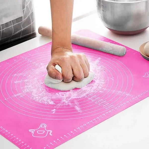 Large Silicone Pastry & Roti Rolling Mat – Non-Stick Dough Baking Mat