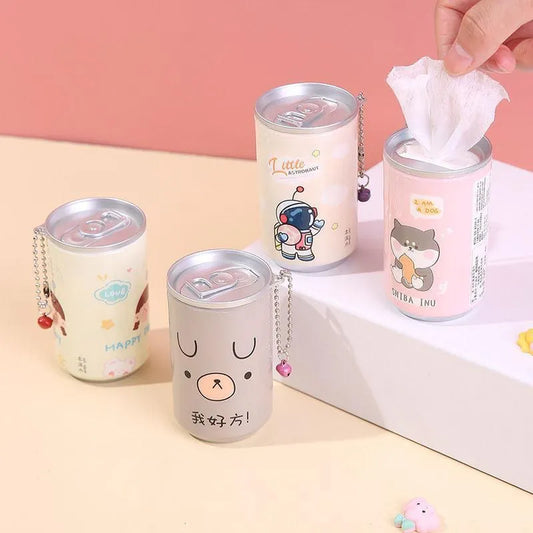 Cute Cartoon Tissue Can Set for Kids