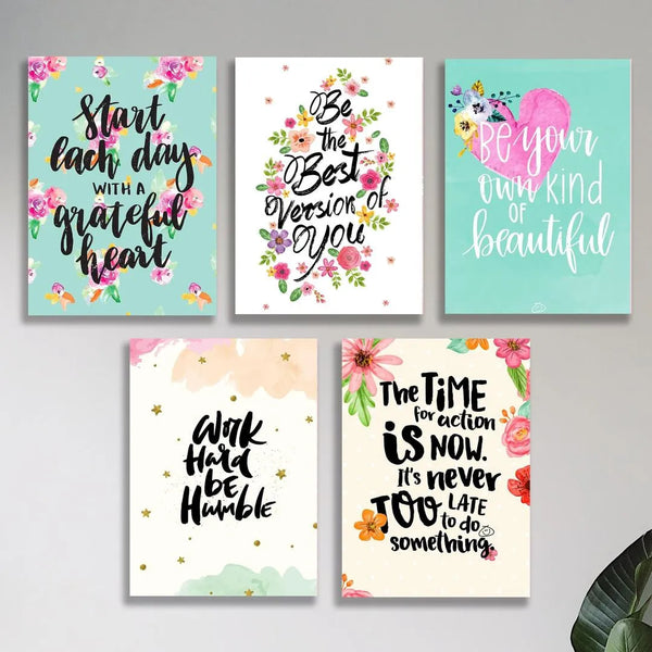 Inspirational MDF Wall Decor for Home & Office (8x11 Inches)