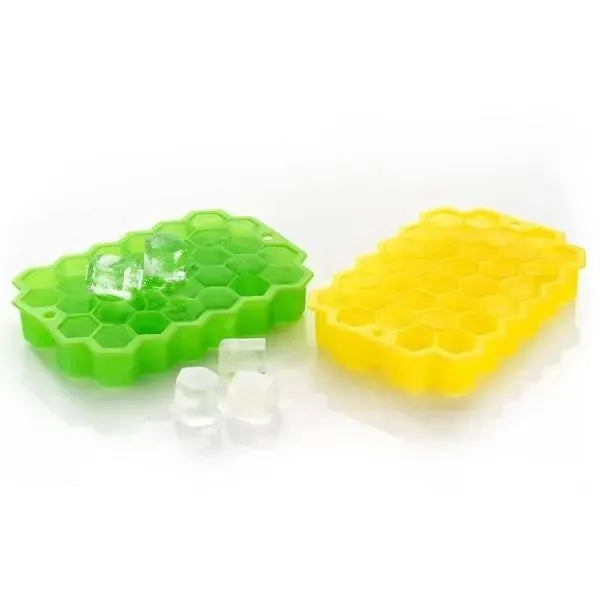 4-in-1 Ice Cube Container with Storage Box – Easy Release Ice Tray