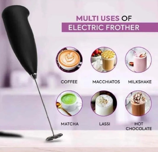 Compact Handheld Beater for Coffee, Tea & Drinks