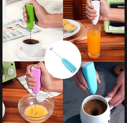 Compact Handheld Beater for Coffee, Tea & Drinks