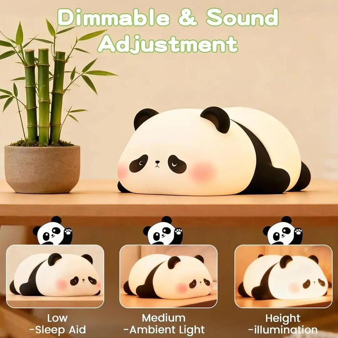 Rechargeable panda Table Lamp