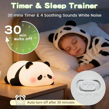 Rechargeable panda Table Lamp